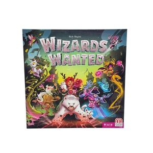 Mattel Wizards Wanted Board Game Night Fantasy Strategy Magic Spells Complete